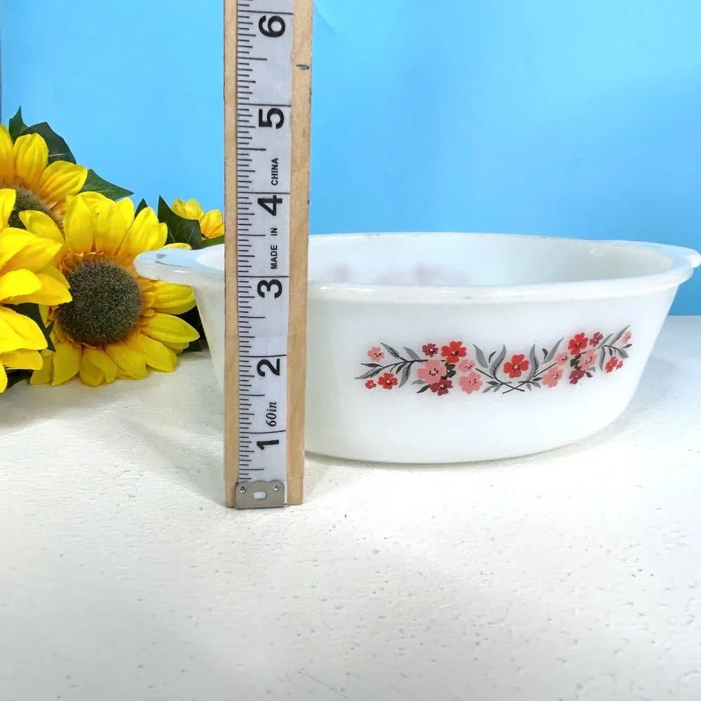 Vintage Fire King Primrose 1.5 Qt‎ Casserole Dish #467